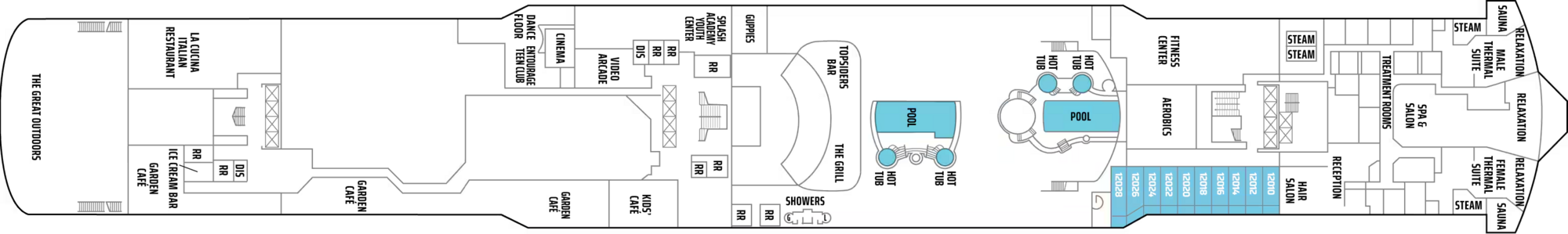 Deck 12 plan